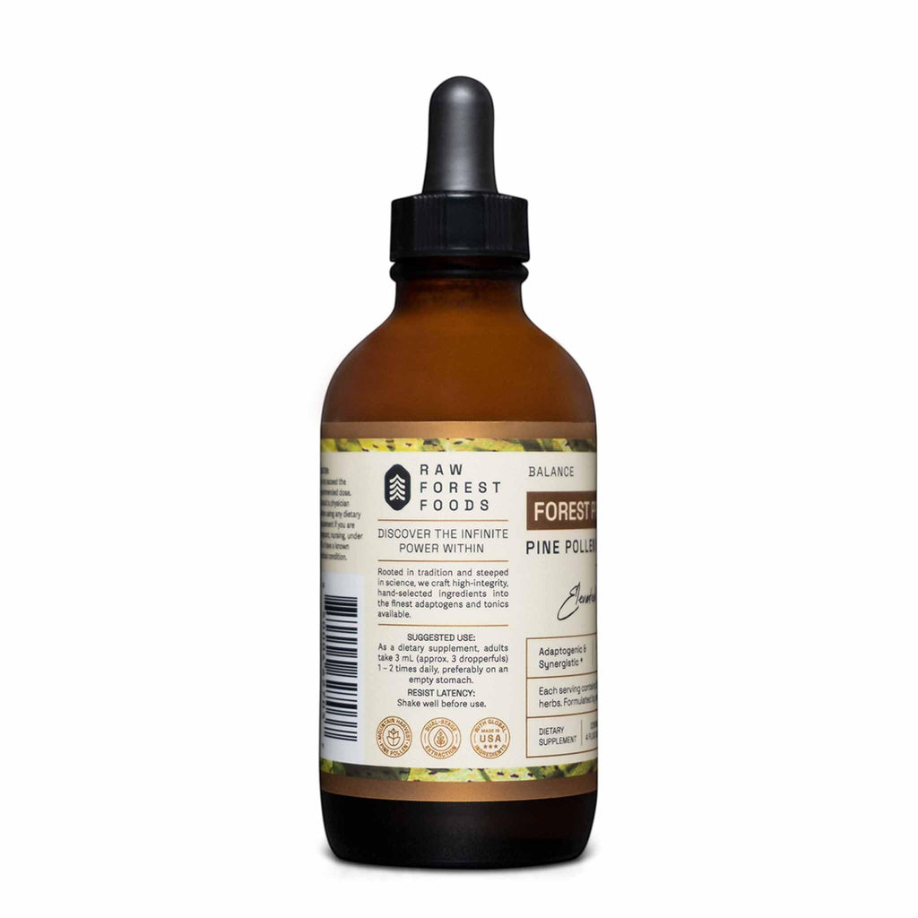 RAW Forest Foods Forest Prana Elixir Pine Pollen and Nettle Root