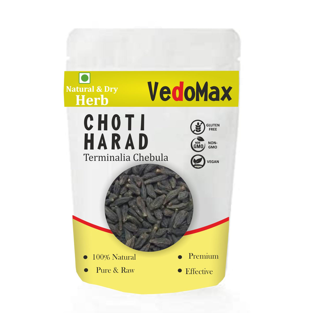 VedoMax Choti Harad Whole Haritaki Terminalia Chebula - 200g