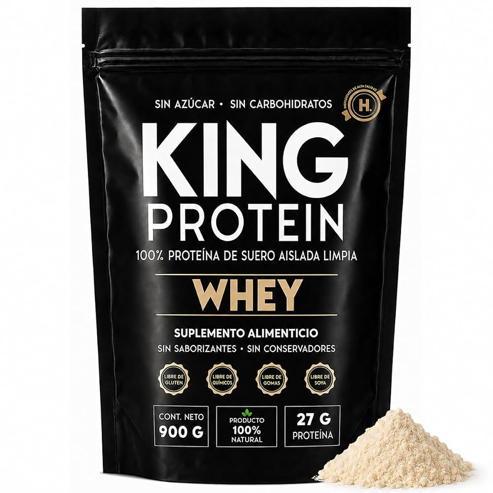 KING Protein Whey Isolate Protein Powder Unflavored - 30 Servings