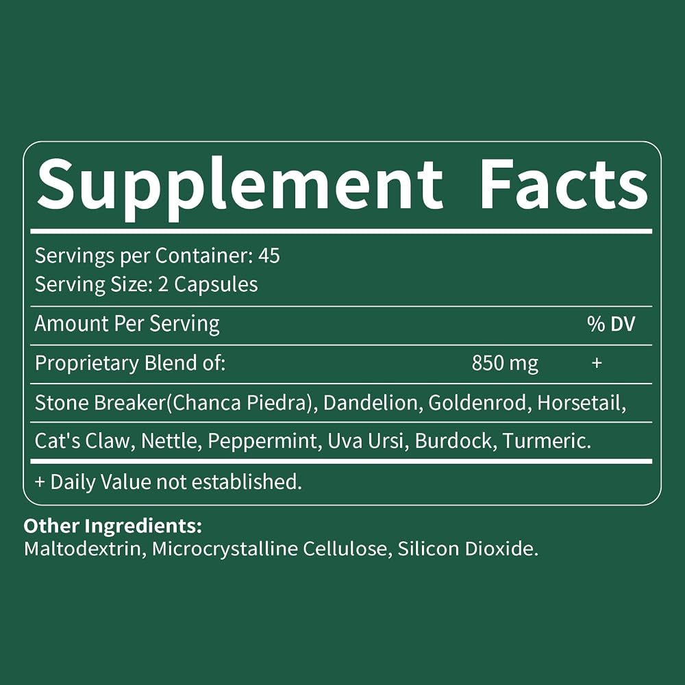 Selvaherb Stone Breaker Chanca Piedra Capsules Urinary Support - 90 Count - image 8