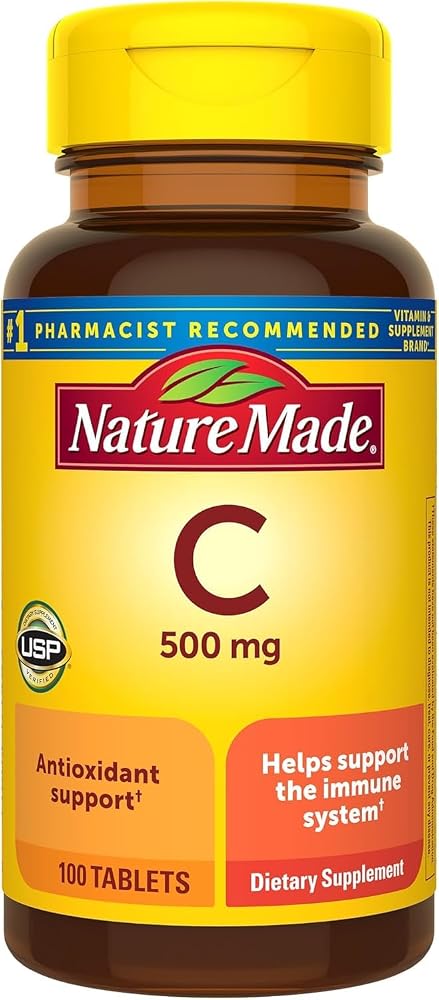 Nature Made Vitamin C 500mg Chewable Tablets Immune Support - 150 Tablets