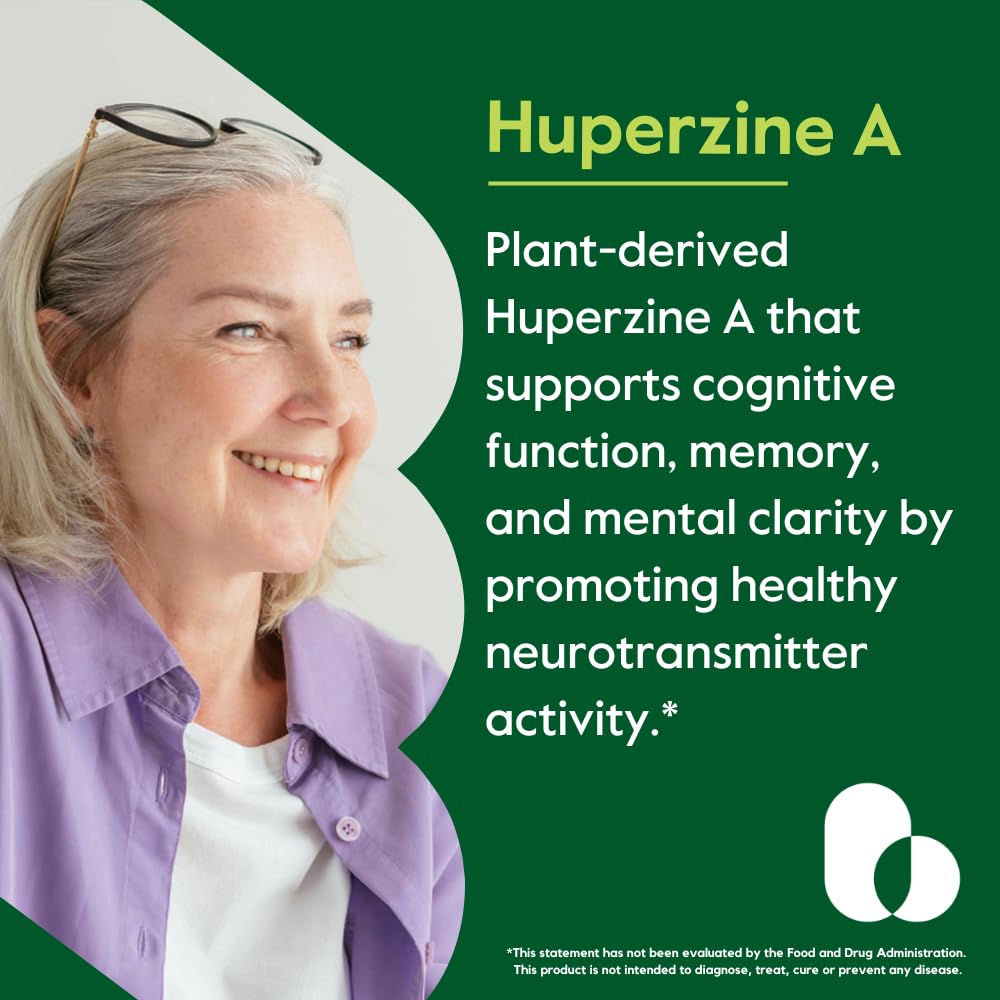 BESTVITE Huperzine A 200mcg Cognitive Support - 120 Vegetarian Capsules - image 3
