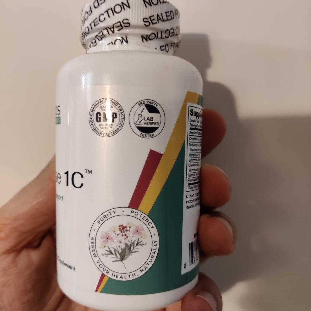 logos nutritionals FitCose 1C Supplement - 90 Capsules - image 4