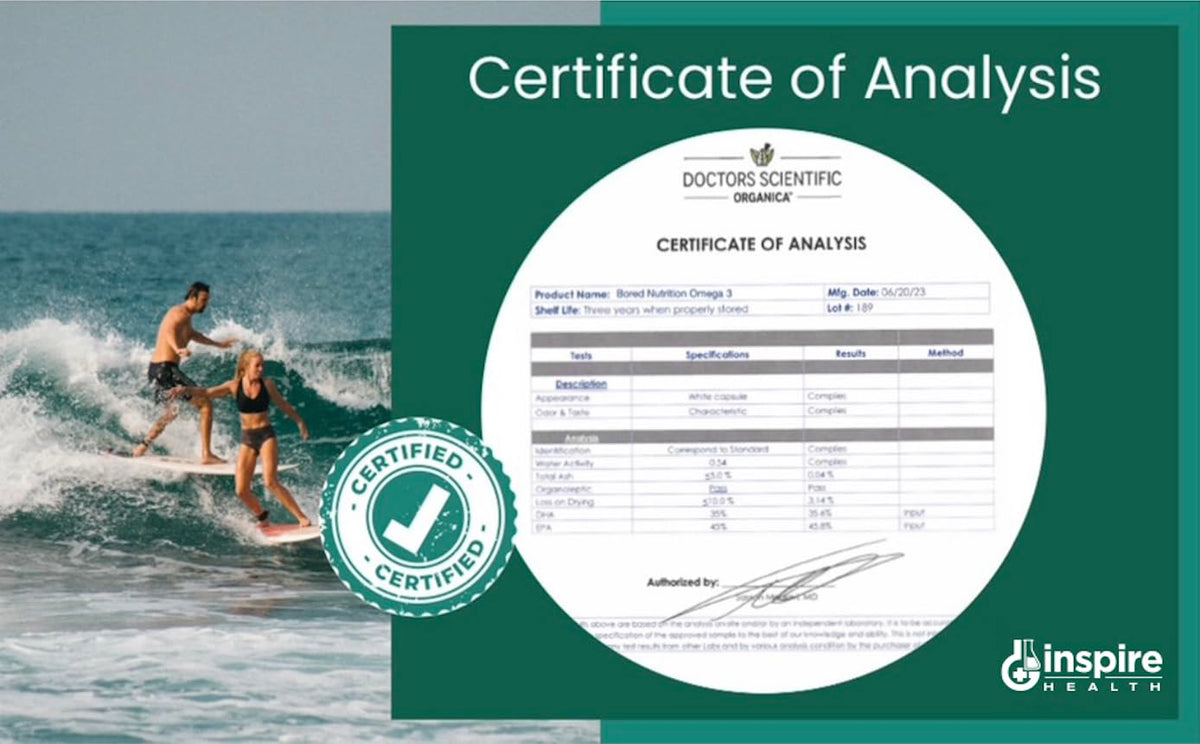 GINSPIRE NUTRITION The Very Best - Alge Omega 3 Vegan Supplement