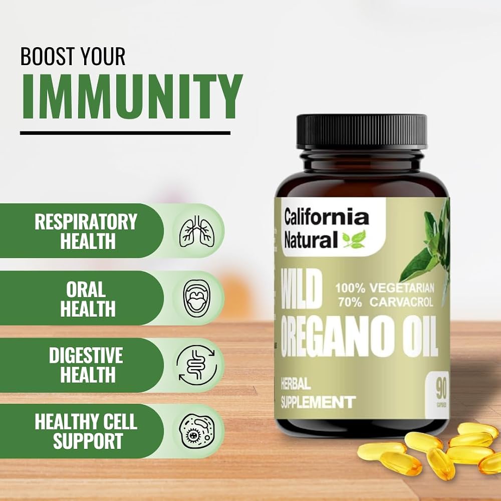 YISHIDA Wild Oregano Oil Vegetarian Softgels - 90 Capsules - image 4