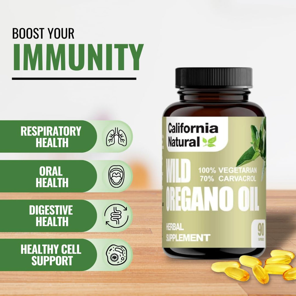 YISHIDA Wild Oregano Oil Vegetarian Softgels - 90 Capsules - image 4