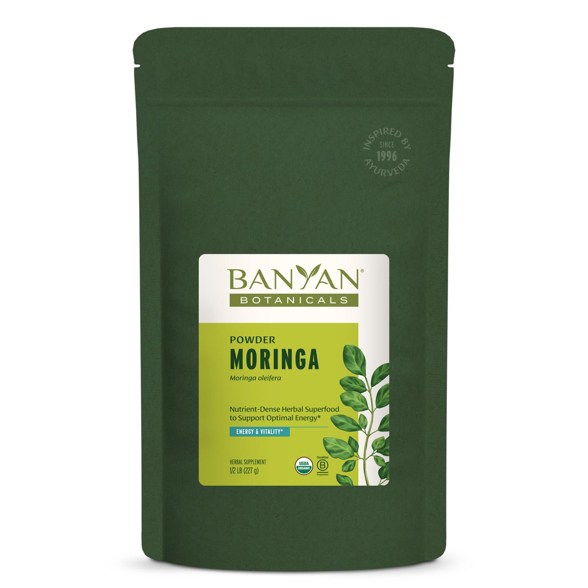 Banyan Botanicals Organic Moringa Powder - 8 oz