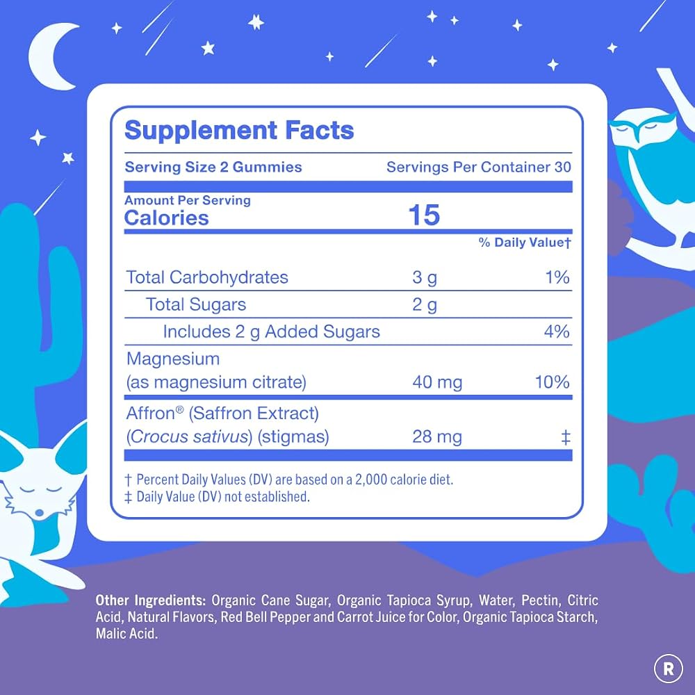 First Day Kids’ Nighttime Reset Calming Magnesium Gummies