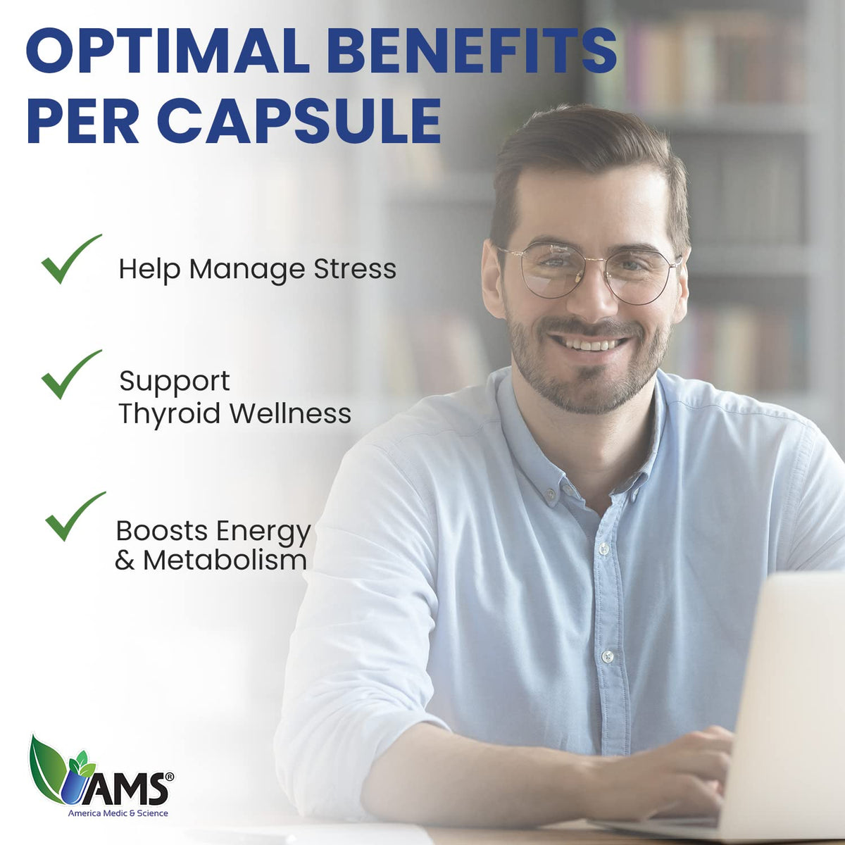 America Medic & Science Advanced Thyroid Support - 60 Capsules - image 5