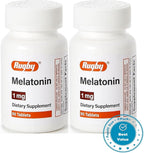 AmeriCan Goods Melatonin 1mg Sleep Aid - 180 Tablets - image 2
