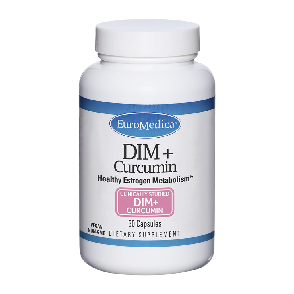 EuroMedica DIM + Curcumin Estrogen Metabolism Support - 30 Capsules
