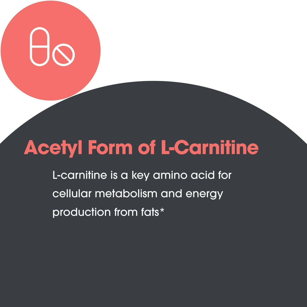 Allergy Research Group Acetyl L-Carnitine 500 mg - 100 Capsules - image 5