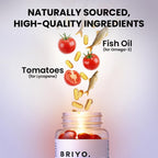 Briyosis CoQ10 100mg with Omega 3 EPA DHA - 90 Softgels - image 8
