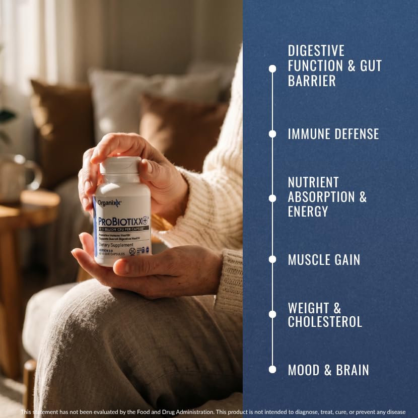 Organixx ProBiotixx+ Probiotic L. Plantarum - 60 Vegetarian Capsules - image 3