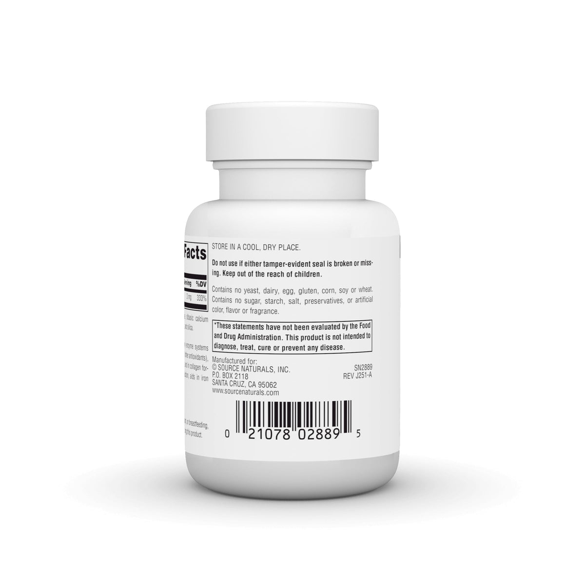 Source Naurals Copper 3 mg
