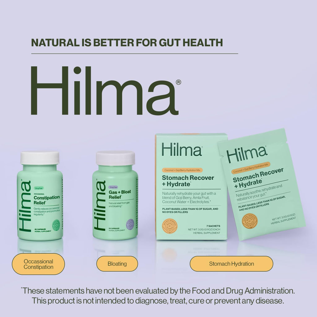 Hilma Occasional Constipation Relief - 46 Vegan Capsules - image 8