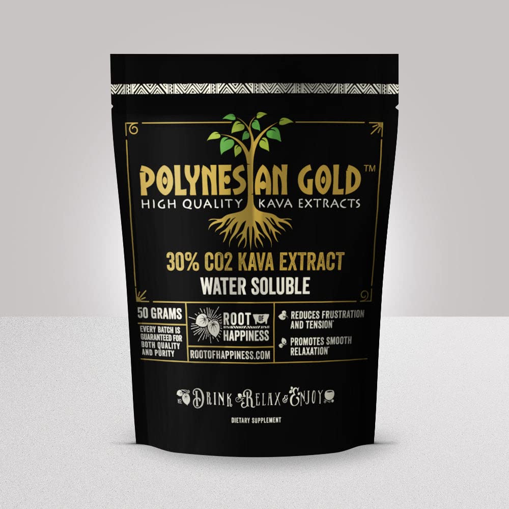 Root of Happiness Polynesian Gold Water Soluble CO2 Kava Extract - 50g