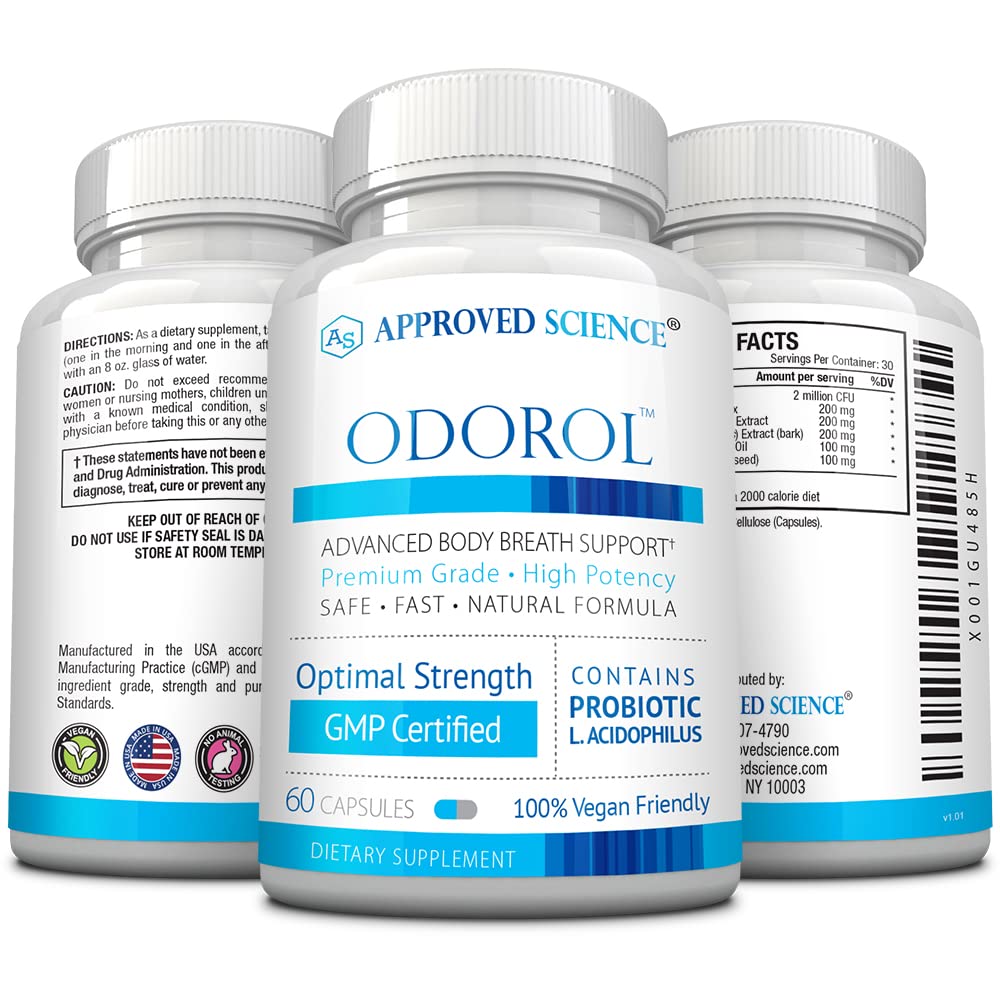 Approved Science Odorol Deodorizing Capsules - 180 Capsules - image 4