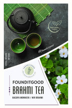 FounditGood Brahmi Tea Herbal Infusion for Mental Clarity - 60 Tea Bags