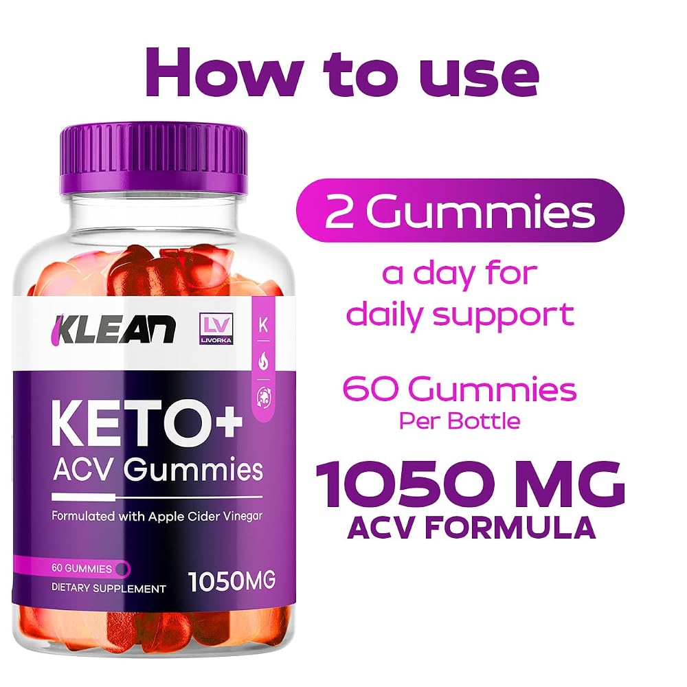 LIVORKA Klean Keto ACV Gummies Weight Loss Support - 180 Gummies - image 3