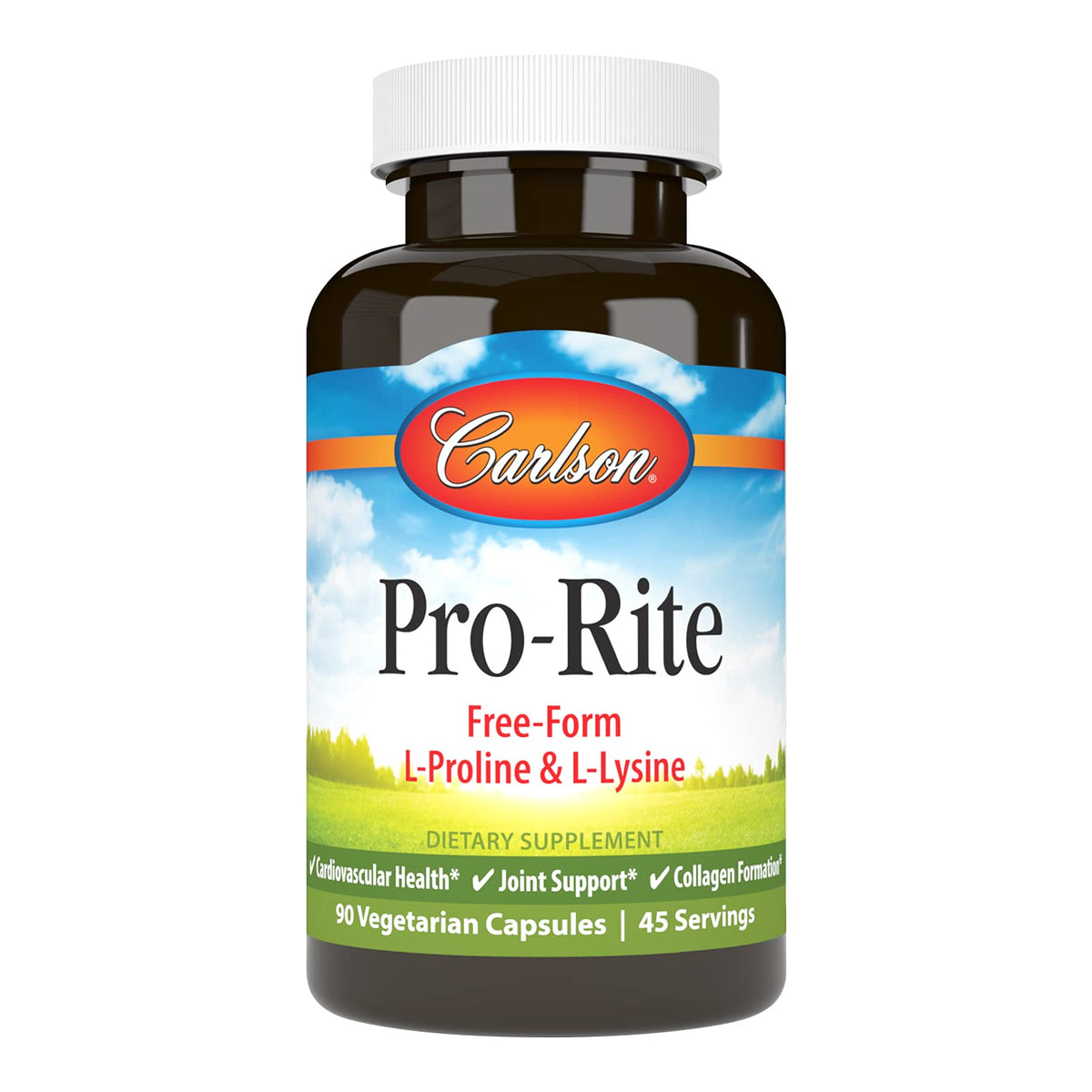 Carlson - Pro-Rite, Free-Form L-Proline & L-Lysine