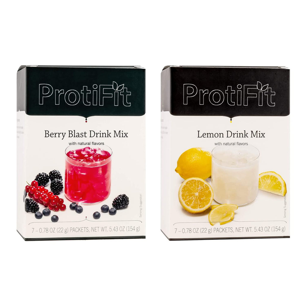ProtiFit High Protein Berry Blast & Lemon Fruit Drink - 2 Pack