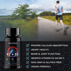 Leviathan Nutrition Vitamin D3 K2 5000 IU - 30 Capsules - image 4