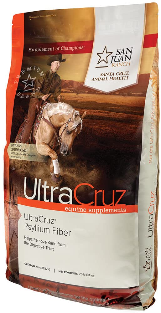 UltraCruz Psyllium Fiber Equine Supplement - 20 lb Pellets - image 2