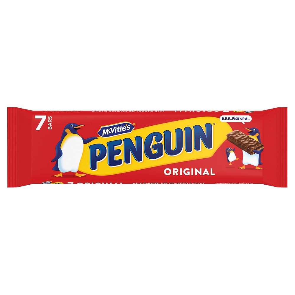 McVitie's Penguin Original Chocolate Biscuit Bars - 7 Bars (Pack of 2) - image 2