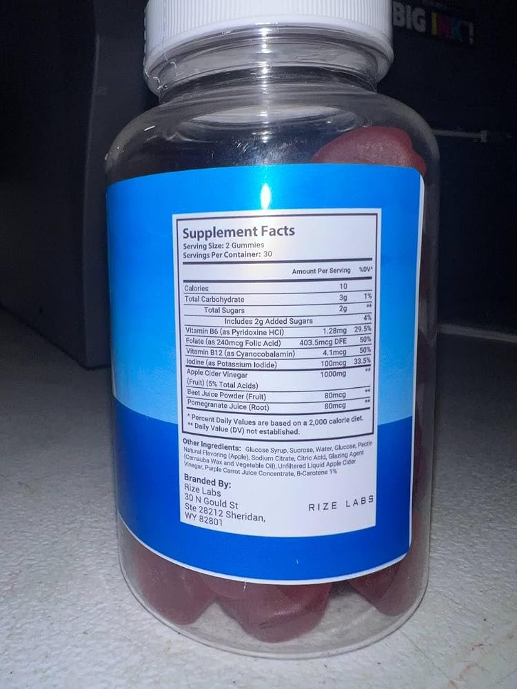 rize labs BlueBurn Keto ACV Gummies for Weight Loss - 180 Gummies - image 3