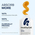 HealthyCell REM Sleep Aid Liquid Gel Supplement - 14 Gel Packs - image 3