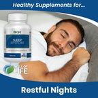 Well of Life Sleep Support Supplement with Melatonin - 60 Vegan Capsules - image 5