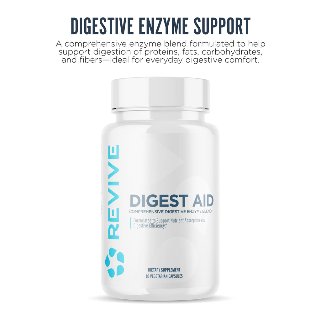 Revive MD Digest Aid Digestive Enzyme Blend - 90 Capsules - image 3