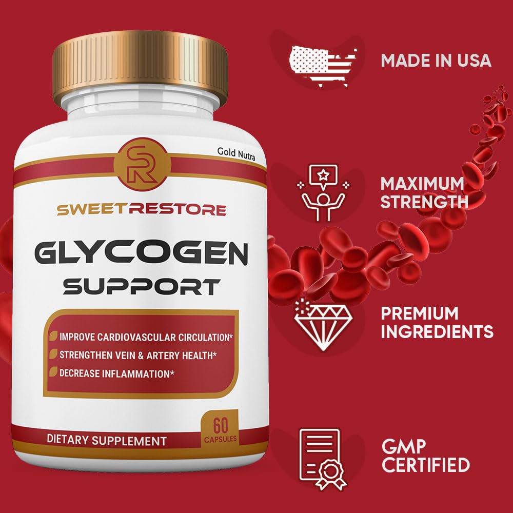 Gold Nutra Sweet Restore Capsules Maximum Strength - 2 Pack - image 4