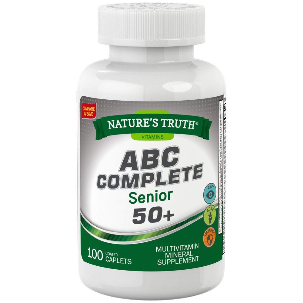 Nature's Truth ABC Complete Senior 50+ Multivitamin - 200 Tablets