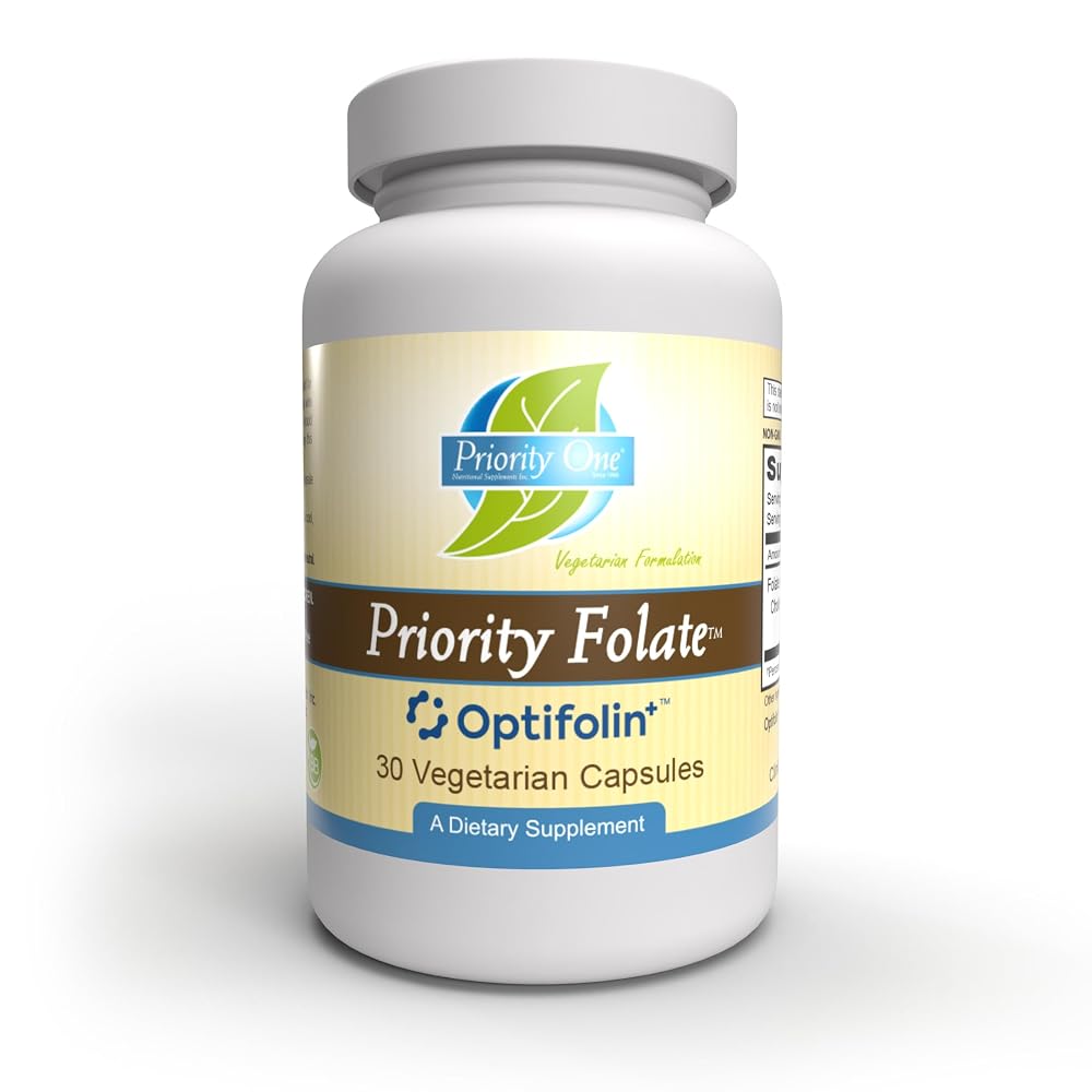 Priority One Priority Folate 5MTHF - 30 Capsules