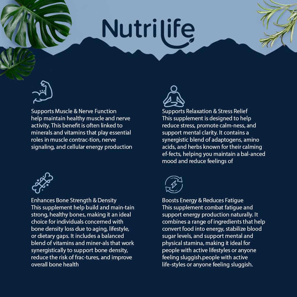 NutriLife Magnesium Glycinate 275 mg - 90 Vegan Capsules - image 4