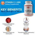Holistic Health Vitamin C with Rose Hips 1000mg - 100 Tablets - image 7