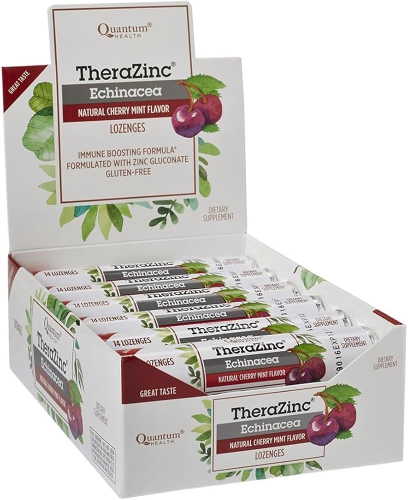 Quantum Research TheraZinc Echinacea Lozenges - 12 Pack