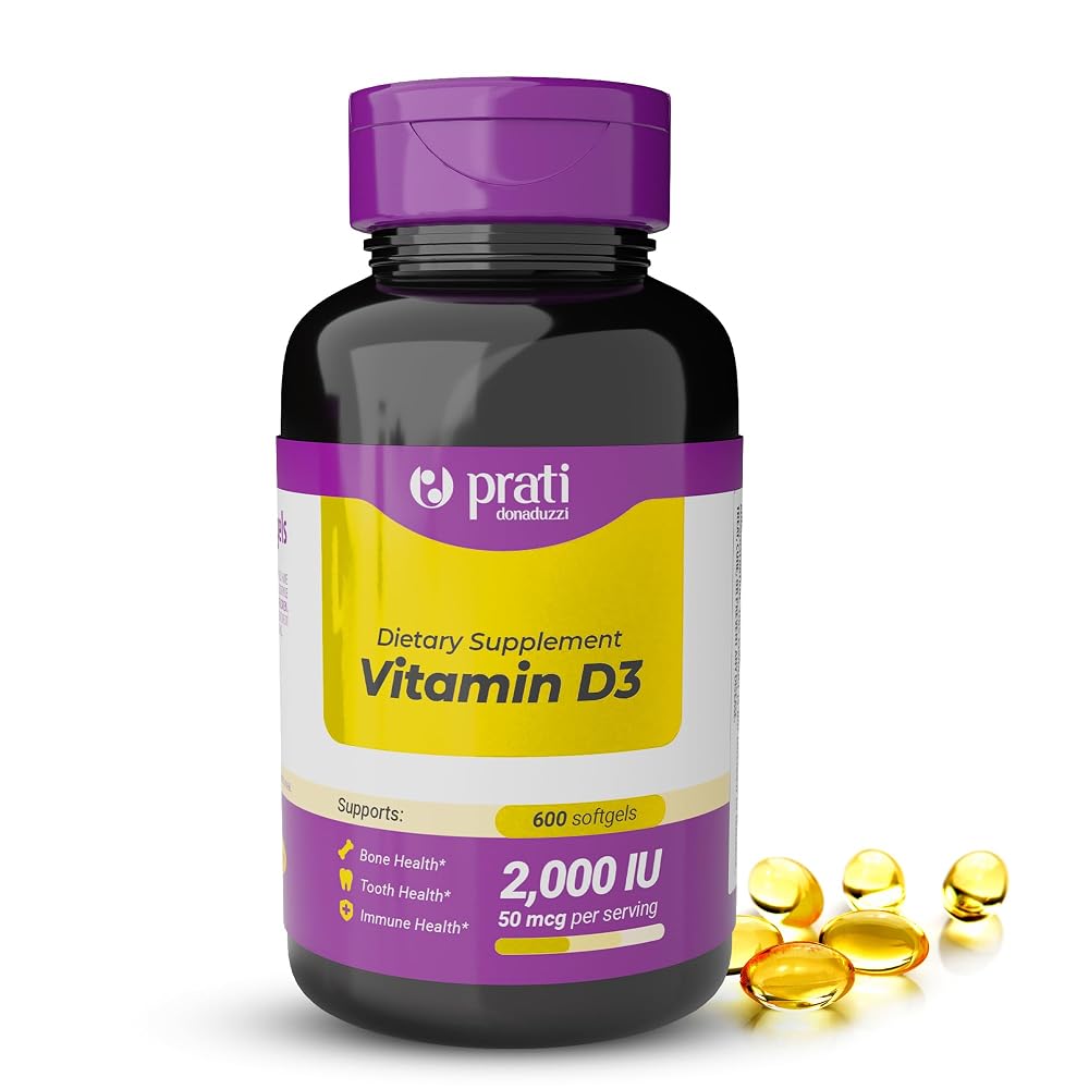 Prati Donaduzzi Vitamin D3 2000 IU - 600 Softgels
