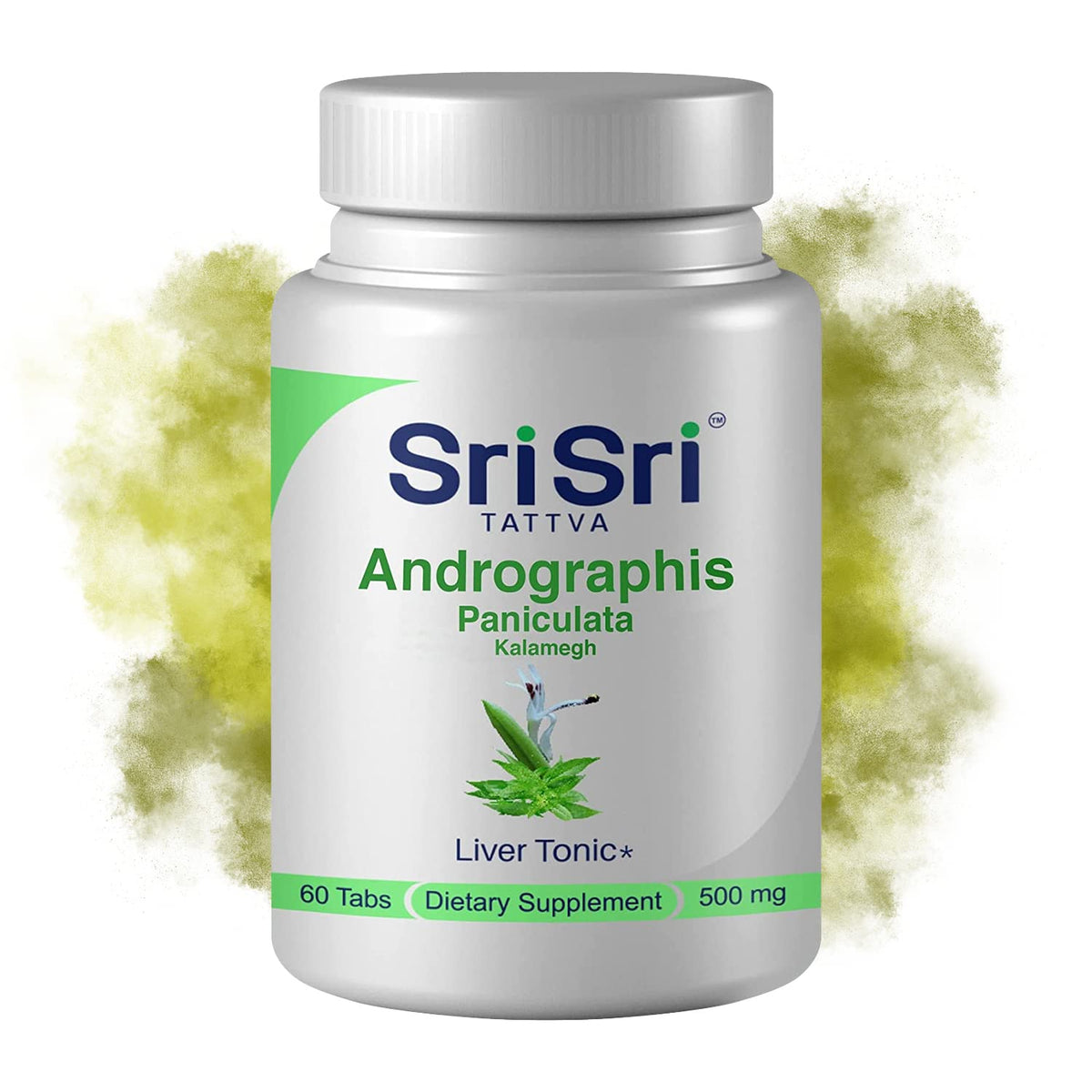 Sri Sri Products Andrographis Paniculata 500 mg - 60 Tablets