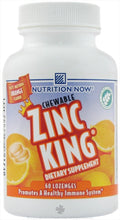 Nutrition Now Zinc King Orange Lozenges - 60 Lozenges