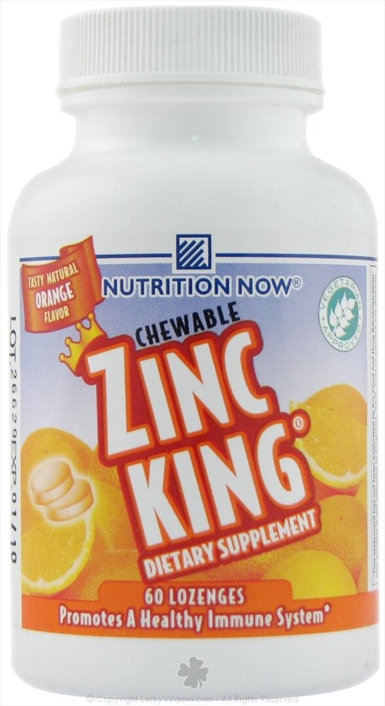 Nutrition Now Zinc King Orange Lozenges - 60 Lozenges