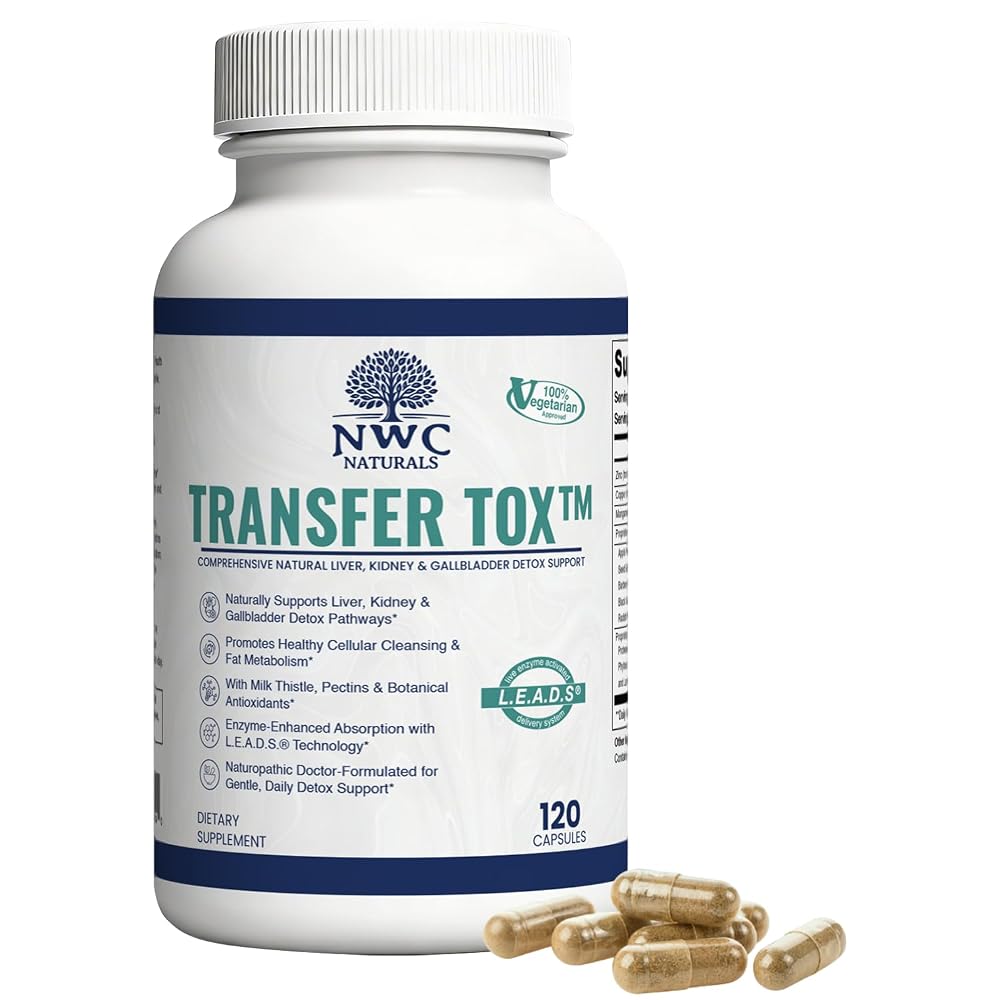 NWC Naturals Transfer-Tox Milk Thistle Herbal Blend - 90 Vegetarian Capsules