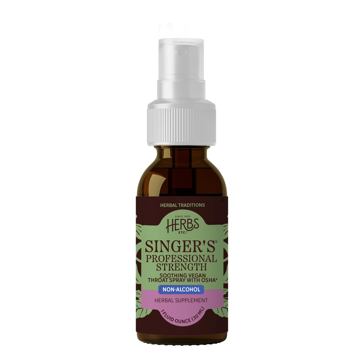 Herbs Etc. Singer's Saving Grace Professional Strength Throat Spray - 1 fl oz