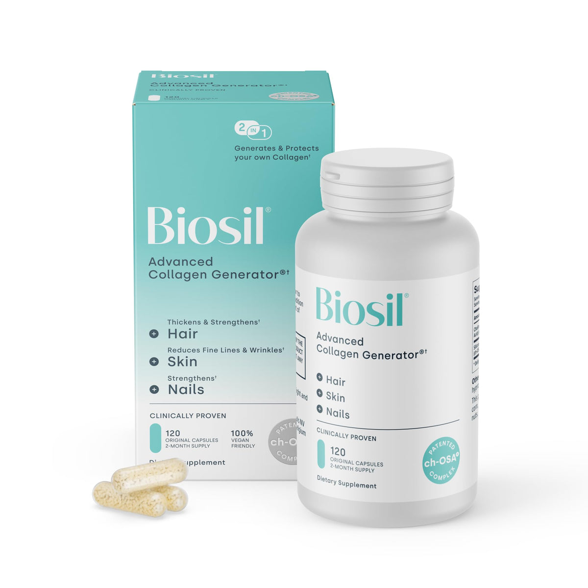Biosil Collagen Generator for Women - 120 Capsules