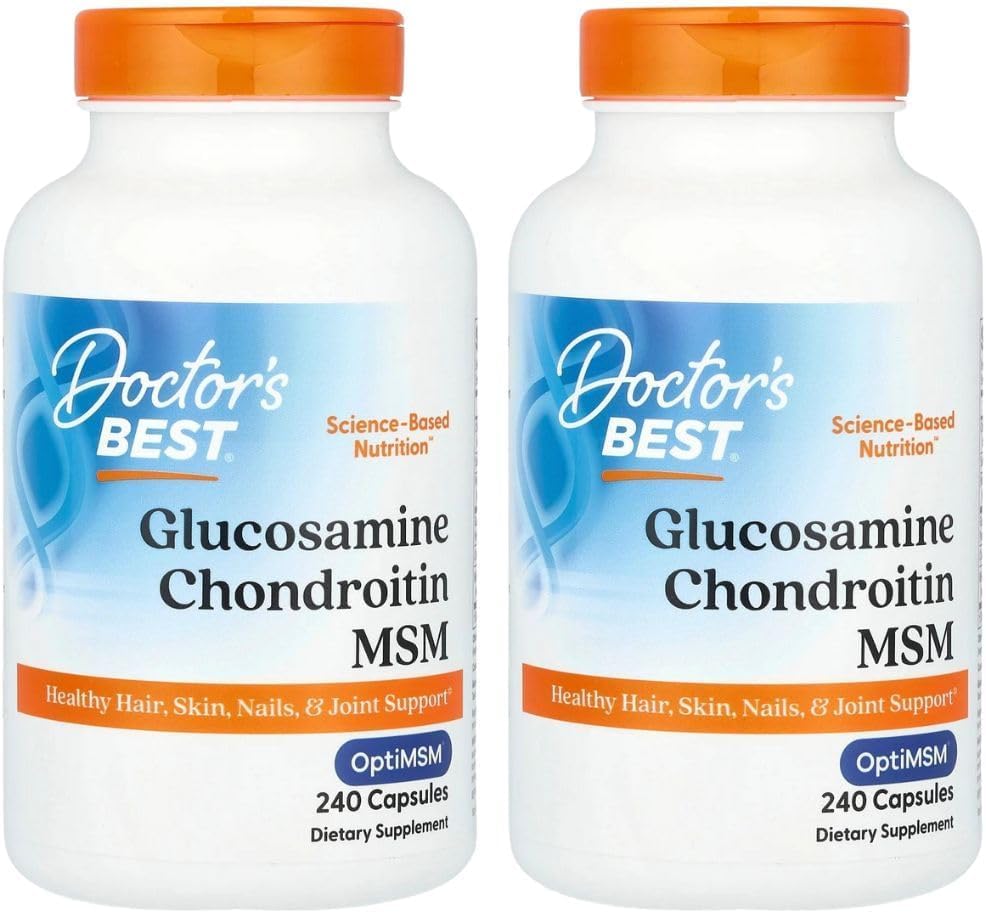Doctor's Best Glucosamine Chondroitin MSM Joint Support - 240 Capsules