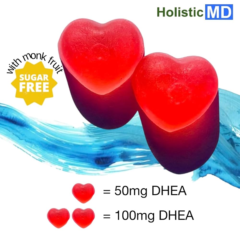 Holistic MD DHEA 50mg/100mg Gummies - 60 Count - image 3
