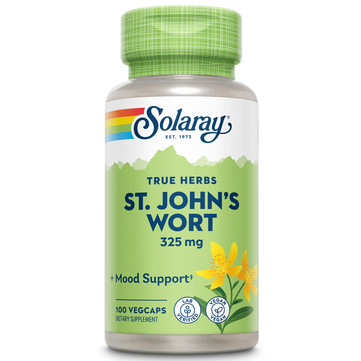 SOLARAY Unflavored Capsules St. John'S Wort Mood Support 325Mg