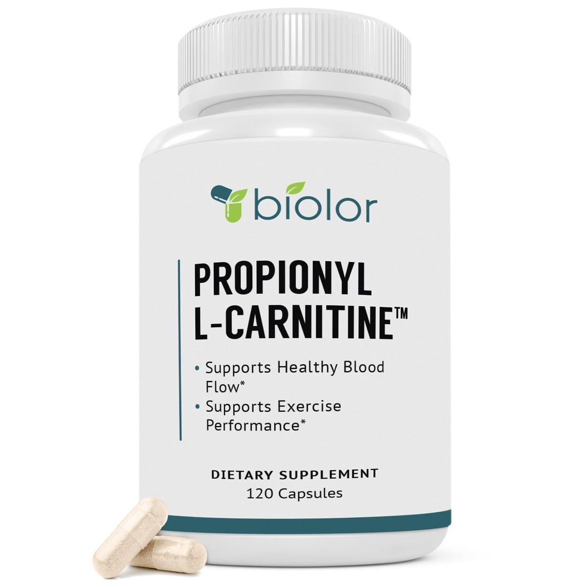 Biolor Propionyl-L-Carnitine Blood Flow Support - 120 Capsules